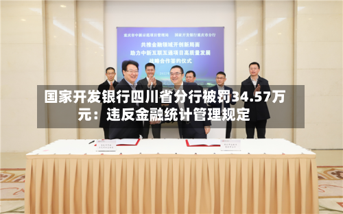 国家开发银行四川省分行被罚34.57万元:违反金融统计管理规定